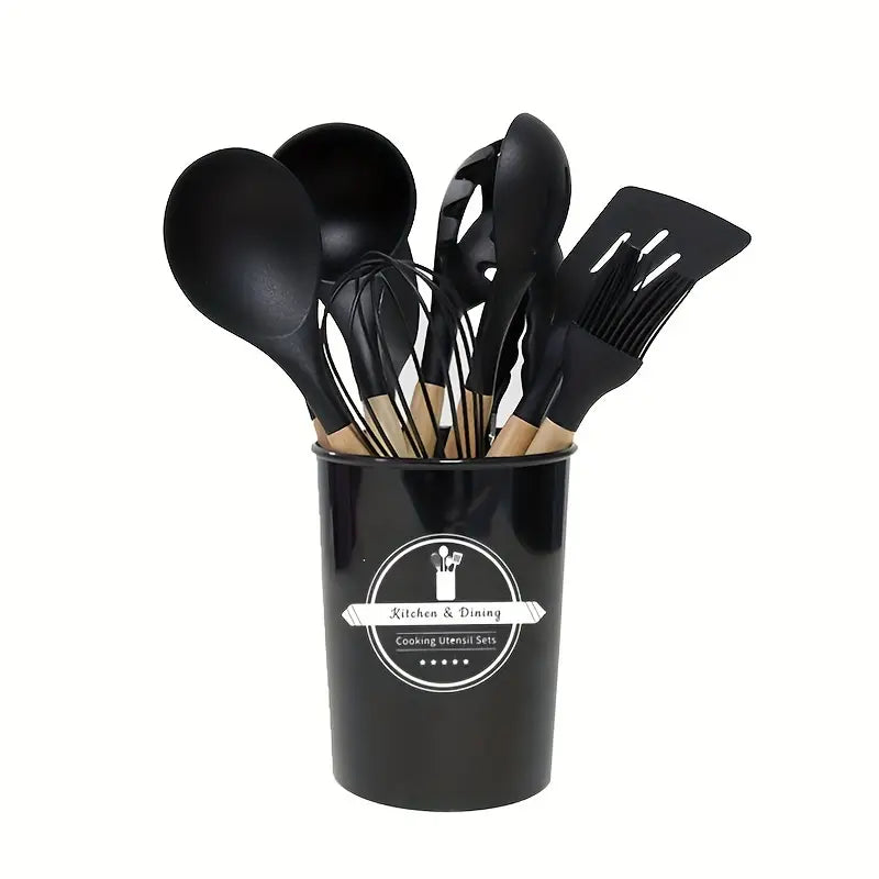 Set De Utensilios De Cocina X12 + Obsequio