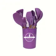 Set De Utensilios De Cocina X12 + Obsequio